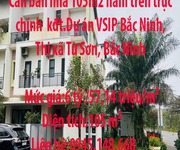 Cần bán nhà 105m2 nằm trên trục chính  kđt.dự án vsip bắc ninh, thị xã từ sơn, bắc ninh