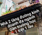 Tân hòa đông - hẻm xe hơi- đường kinh doanh - ngay trường học đoàn kết  - 2 tầng - chỉ 3.35tỷ