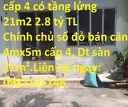 Chính chủ bán 1 căn nhà cấp 4 có tầng lửng 21m2 2.8 tỷ tl