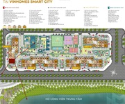 8 3.8 Tỷ - Bán căn góc tầng trung view hồ Vinhomes Smart City full nội thất cao cấp