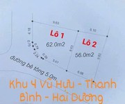 Bán gấp lô đất đường thông ngõ ô tô phố Vũ Hựu chỉ 1,47 tỷ