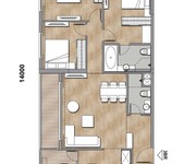 Bán căn hộ 3PN đẹp nhất dự án The Cosmo Residence