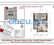 Chính chủ cần bán căn hộ 53m, đã có sổ đỏ, hướng mát, tầng đẹp tại chung cư CT12A KDT Kim Văn Kim Lũ