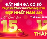 Bán đất mặt tiền đường 17M, TRẢ GÓP 12 THÁNG tại Nam An Bàu Bàng