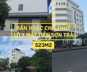 Bán hoặc cho thuê lô đất 3 mặt tiền diện tích 523m2 khu sầm uất quận Sơn Trà