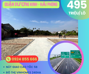 Bán đất sổ đỏ phường Hòa Nghĩa, quận Dương Kinh giá chưa tới 500 triệu/ lô bao sổ