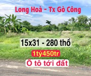 Bán 15x31 đất nền thổ, vườn mặt tiền ôtô tại TX Gò Công, Tiền Giang