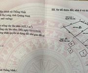 3 Chính chủ cần bán 5 lô liền kề tại thôn làng, xã thống nhất, tp. hạ long