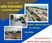 Cần bán nhanh lô đất đô thị giá rẻ chỉ 495tr gần KĐT Vinhomes Dương Kinh.