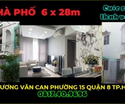 Nhà phố rẻ 6 x 28m lương văn can, quận 8, hồ chí minh