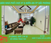 Giá bán chỉ 1,79 tỷ nhà 3T gần TT quận Kiến An-TP Hải Phòng.