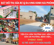 Bán đất giá rẻ nhất thị trường Hòa Nghĩa Q Dương Kinh
