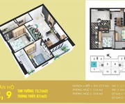 2 Bán gấp căn 2 ngủ 74m2 tòa Tabudec plaza, Thanh Trì,Hà Nội.