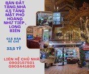 BÁN đất TẶNG NHÀ 4,5 tầng MẶT PHỐ Hoàng Như Tiếp, Long Biên, Hà Nội