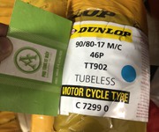 3 Vỏ xe Dunlop 80/90-17 chính hãng chất lượng   sử dung bánh trước Winner