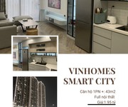 Bán căn hộ 1pn  43m2 tòa sa vinhomes smart city. tầng đẹp, số đẹp, full nội thất cao cấp, view bể