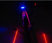 2 Đèn hậu cảnh báo xe đạp gắn phía sau siêu sáng giúp đạp xe an toàn ban đêm,nhiều chế độ chỉnh