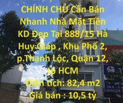 Nhà đẹp - giá tốt - chính chủ cần bán nhanh nhà mặt tiền kd đẹp tại p.thạnh lộc, quận 12