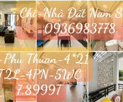 Giảm mạnh còn nhỉnh 7 tỷ nhà trung tâm q7, 86m2, 3 tầng, 4 pn