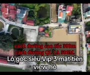 1 Nhỉnh 1tỷ lô đất đào xá, thắng lợi view hồ cực thoáng - oto tránh nhau đỗ tận đất   4m