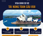 Định cư Úc diện Tài năng toàn cầu  Visa GTI   858  dành cho các tài năng có thành tích nổi trội