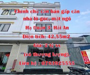 Chính chủ cần bán gấp căn nhà lô góc, mặt ngõ hạ đoạn 3- hải an