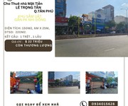 Cho thuê nhà mặt tiền lê trọng tấn 150m2, 1lầu, 22 triệu