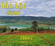 Siêu rẻ 450tr  Bán đất ngay view hồ đẹp nhất Bảo Lộc 200m2 sổ sẳn