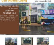 Cho thuê nhà mặt tiền thống nhất 82m2, 1lầu, 18triệu, gần chợ