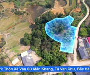 Bán đất diện tích 1200m2 tại khu du lịch Tả Van Chư, Bắc Hà, Lào Cai, view thung lũng, giá 1.X