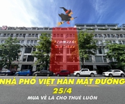 Bán gấp 2 căn nhà phố Việt Hàn mặt đường 25/4 Hạ Long 176m2x6t đã hoàn thiện cơ bản