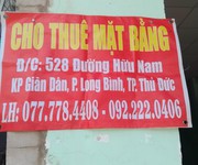 Chính chủ cần cho thuê mặt bằng đ/c 528 đường hoàng hữu nam phường long bình t/p thủ đức tp hcm