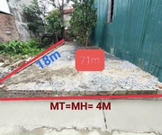 1 Tôi cần bán 71,6m2 đất ngọc hòa, giáp tt chúc sơn, chương mỹ,hà nội, mặt ngõ thông,ô tô vào