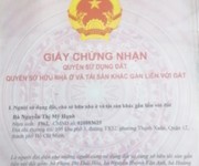 Bán nền nhà mt đường nhựa , kinh doanh buon bán nhỏ được. tiện nghi đủ, p.thạnh xuân, q.12  tp.hcm