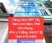 Hàng xóm kđt tây nam linh đàm, phố kim giang, 41m x 4 tầng. giá nhỉnh : 6 tỷ