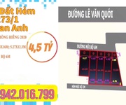 Bán đất hẻm 273/1 đường phan anh, p.bình trị đông, q.bình tân