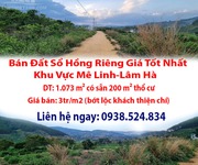 Chính chủ bán đất sổ hồng riêng giá tốt nhất khu vực mê linh-lâm hà