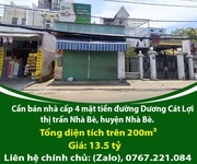 Cần bán nhà cấp 4 mặt tiền đường dương cát lợi, thị trấn nhà bè, huyện nhà bè.