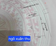 Bán đất lô góc 2 mt đường ngô xuân thu - sát trường cđgt vận tải