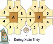 6 Bán chung cư 173 Xuân Thuỷ, Cầu Giấy . Căn 3 ngủ , full nội thất