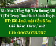 Bán nhà 3 tầng mặt tiền đường 359, vị trí trung tâm hành chính huyện