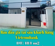 Bán đấu giá tài sản khách hàng vietcombank, đất 184 m2  nhà 413,5 m2