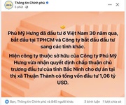 Dự án phú mỹ hưng hồng hạc  bắc ninh