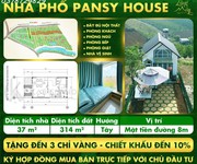 Bán nhà phố pansy house đầy đủ nội thất, cảnh quan sẵn - giá 2 tỷ - 314m2