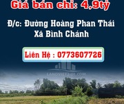 Chính chủ bán đất sổ sẵn giá tốt nhất khu vực bình chánh-hcm