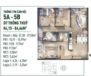 Căn góc 2 mặt thoáng view đẹp nhất dự án Fibonan, ck 6, HTLS 0/18th, quà tặng 80tr