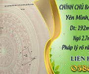 Chính chủ bán lô đất giá rẻ, có 1-0-2 tại yên minh, ý yên, nam định