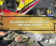 Vệ sinh nồi xe tay ga: giải pháp cho tình trạng gợn nồi