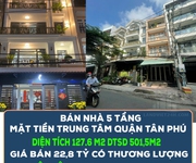 1 Chính chủ bán nhà 5 tầng mặt tiền trung tâm quận tân phú