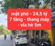 Lạc long quân - mặt phố, 7 tầng, thang máy - vỉa hè 5m - 0859990768